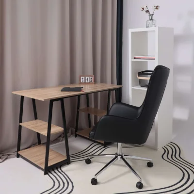 Кресло поворотное BELLA XL chrome, Pegasso черный_8