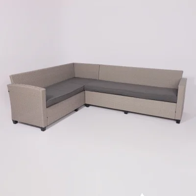 Комплект садовой мебели ROSEWOOD (диван 2шт, стол 1шт), серый_32