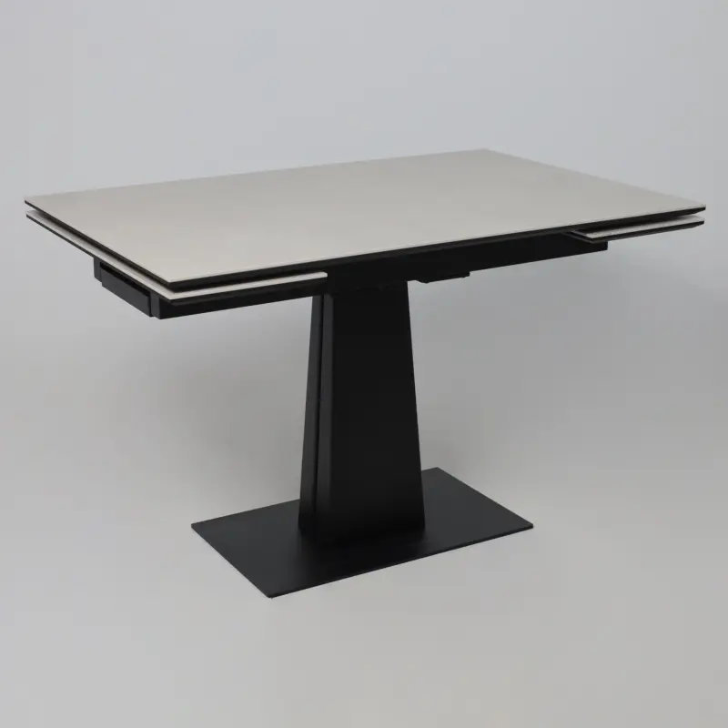 Стол AV 2119, МДФ+керамика, раздвижной 1200 (1800)*800 серый, матовый CARMEN LIDHT GREY/черный_preview_7