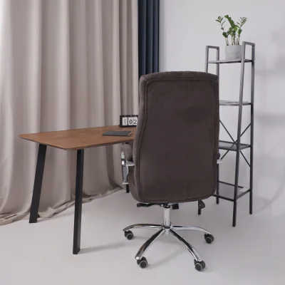 Кресло поворотное STAR, ткань/темно-коричневый_4