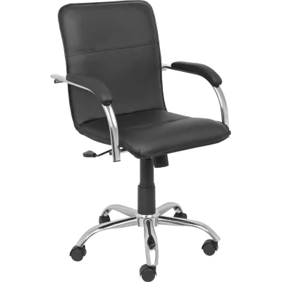 Кресло SAMBA AKS-2 Pegasso черный, мягкие подлокотники фотография