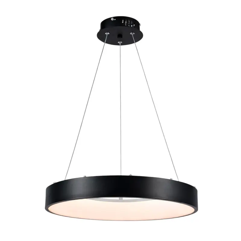 Светильник RING, потолочный, LED, чёрный фотография
