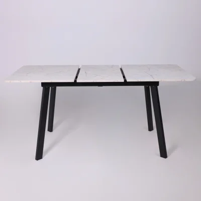 Стол AV 1209/1, ЛМДФ, раздвижной 1200(1600)*800 Азул Оникс/черный_19