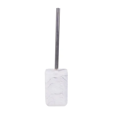 Ершик для унитаза NOVA, белый мрамор фотография