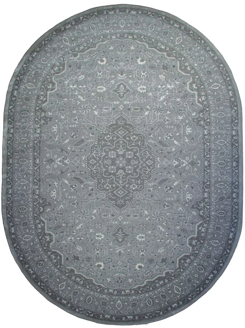 Ковер ARMINA GA073G - GREY / GREY - Овал 2.4 на 3.4_preview_2