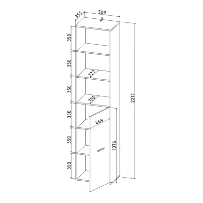 Шкаф SKILL-21 (1), антрацит_7