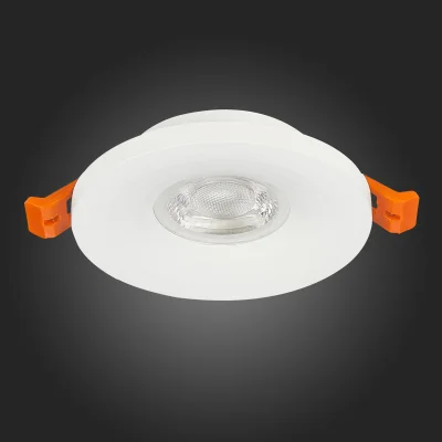 Св-к встр. Белый GU10 1*50W  D95xH27 220V Без ламп Встраиваемые светильники_5