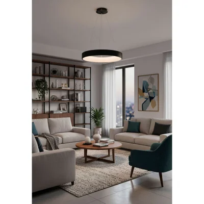 Светильник RING, потолочный, LED, чёрный_2