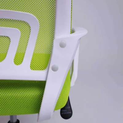 Кресло поворотное RICCI NEW, WHITE (салатовый)_11