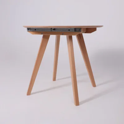 Стол ТАМУС, круглый раздвижной 870 (1160), Светлый бук без тонировки/Светлый бук_8