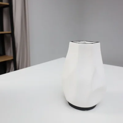 Ваза керамическая WINSOR, белый, 13*13*20см_5