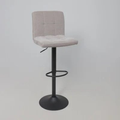 Стул барный LOGOS, серый шенилл Ote Canna 452/черный_19