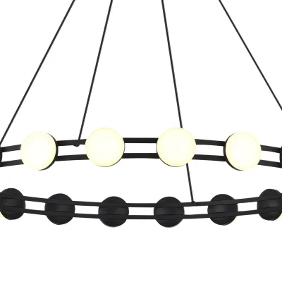 Светильник подвесной ST-Luce черный/белый LED 1*40W 4000K MONRO_4