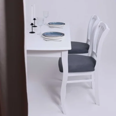 Стол МАРСЕЛЬ, 1400(1845)*820*750, белый/белый_8