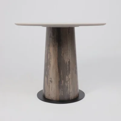 Стол AV 2317, МДФ+керамика, нераздвижной 900 белый, глянцевый PANDORA/черный+HPL Ипанема_10