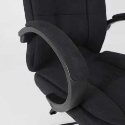 Кресло поворотное BILL, ткань, черный_7