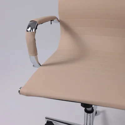 Кресло поворотное EVELIN, экокожа, бежевый_19