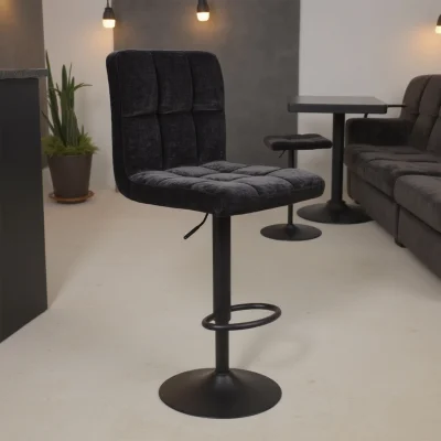 Стул барный LOGOS, черный шенилл Ote Canna 460/черный_9