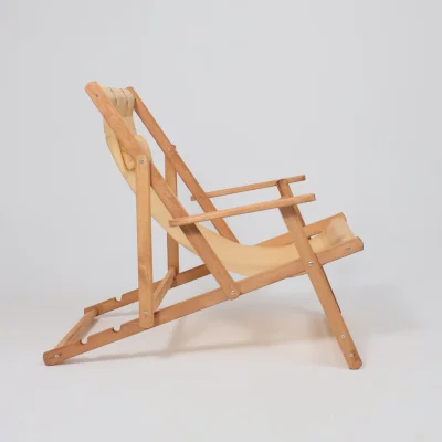 Кресло-шезлонг с подлокотниками DYATEL сиденье из ткани сосна (цвет дуб)_14