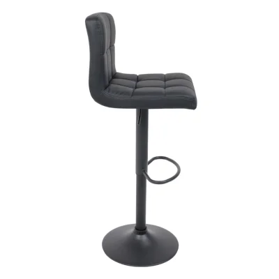 Стул барный LOGOS, экокожа, черный/черный_6