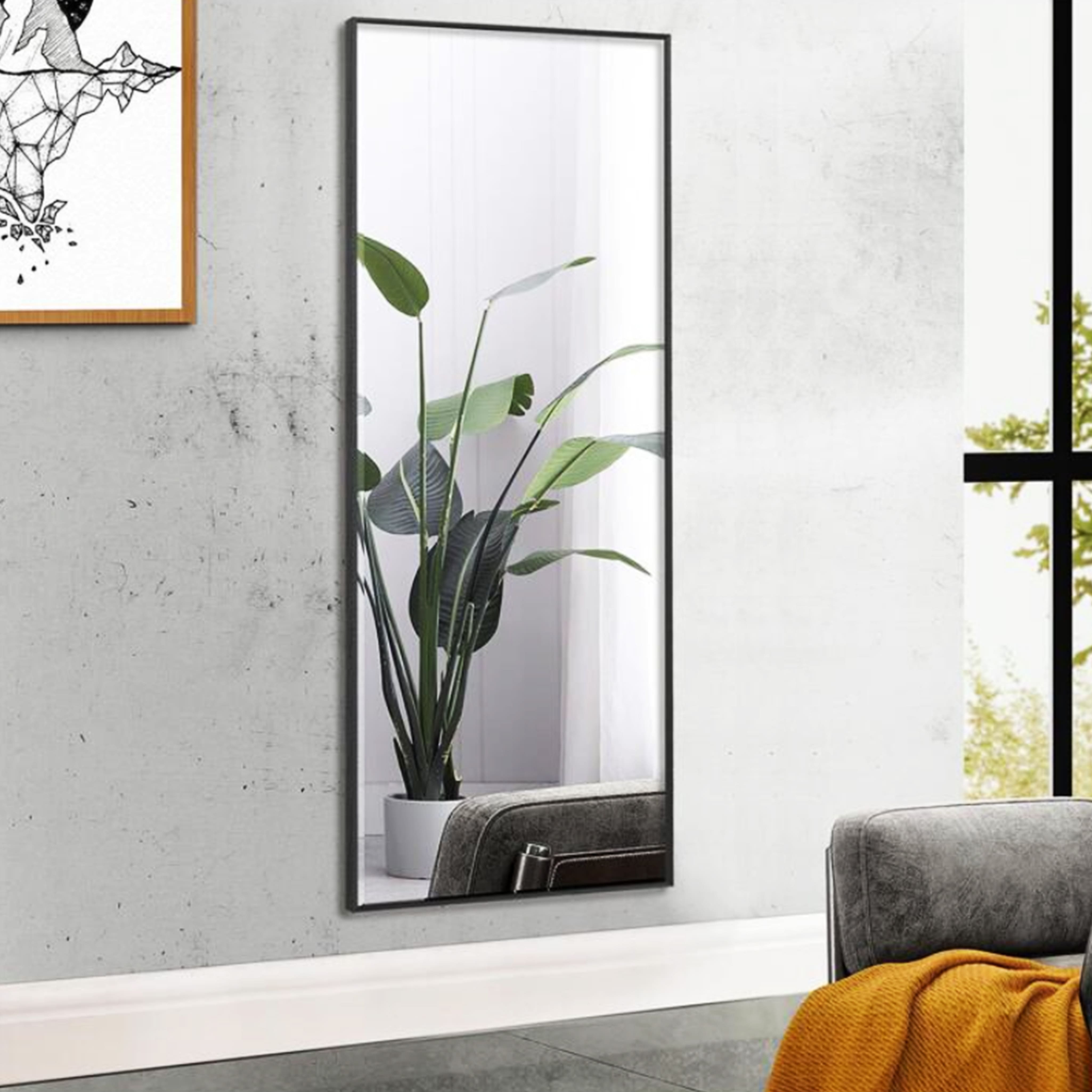 Зеркало напольное HARMONY,1800*600, черный купить в Минске, цена с ...