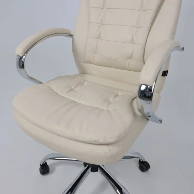 Кресло рабочее, поворотное RICHARD, кремовый_34