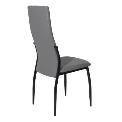 Стул DENVER, экокожа, серый PU 611/черный_4