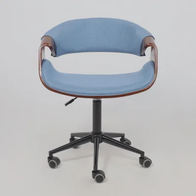 Кресло барное ANGARA, ткань, небесный XC188-26/черный. ECONOM_10