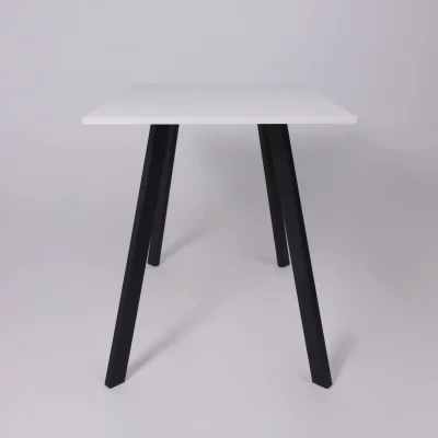 Стол SOLO 102*67, Белый структурный/черный_11