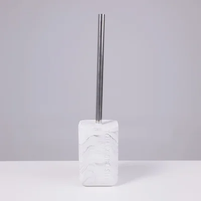 Ершик для унитаза NOVA, белый мрамор_2