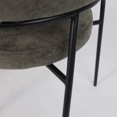 Кресло AV 350, изумрудный шенилл Римини 09/черный_15