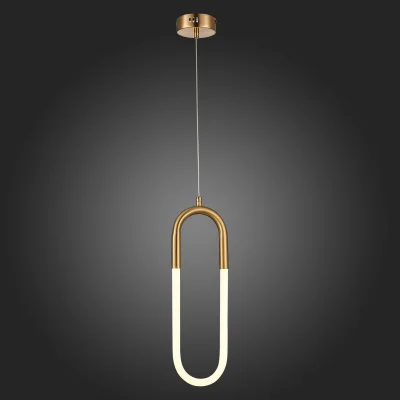 Подвес ST-Luce Латунь/Латунь, Белый LED 1*14W 3000K MOFISTO_2