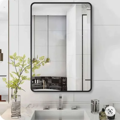 Зеркало подвесное GLAM,500*700, черный_2