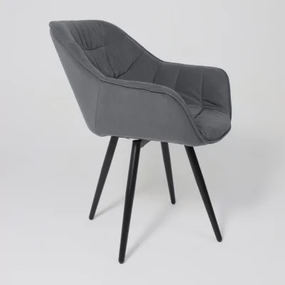 Стул САНТАНА 2, графитовый велюр Бренди Графит/черный_19