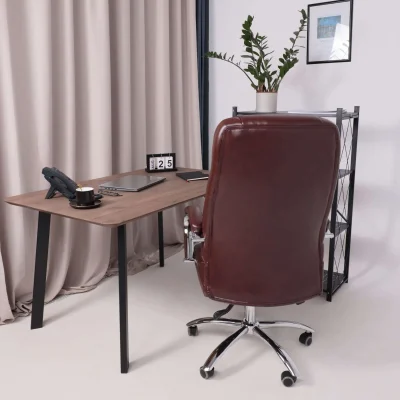 Кресло поворотное KING A, ECO, темно-коричневый_13