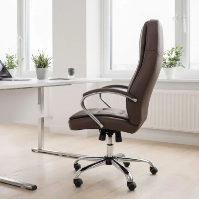 Кресло рабочее, поворотное RICHARD, коричневый_22