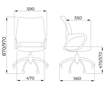 Кресло поворотное RICCI NEW, WHITE (салатовый)_16