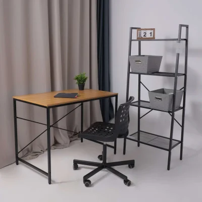 Кресло, рабочее поворотное ORA, пластик, черный_5