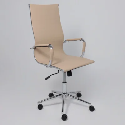 Кресло поворотное EVELIN, экокожа, бежевый_14