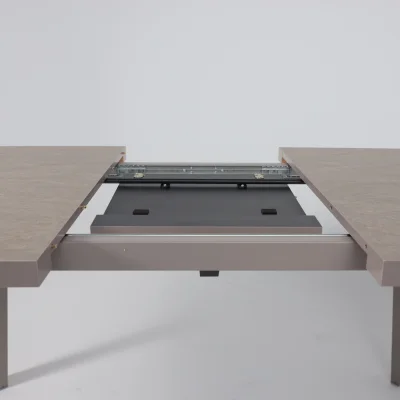 Стол BORG-140, раздвижной 140(180)х85, Бежевый камень-HPL/Капучино_13