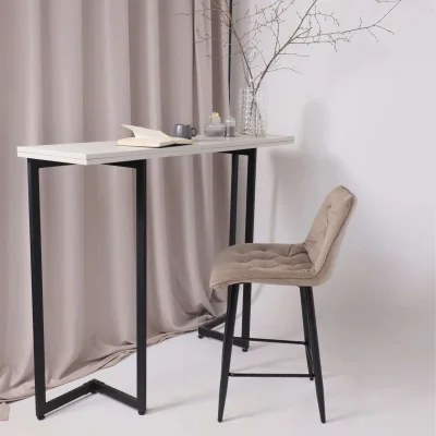 Стул барный VITO, бежевый велюр HLR-08/черный_7