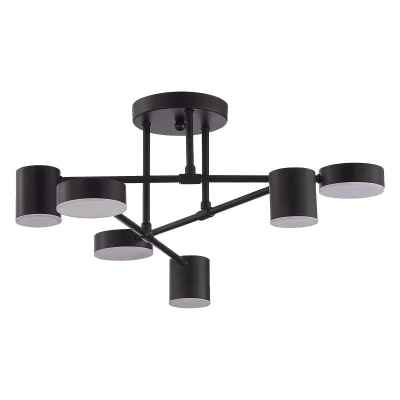 Светильник потолочный Черный/Черный LED 6*7W 4000K NOBEL_6
