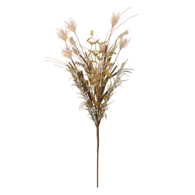 Искусственный цветок Горец птичий, В550, светло-желтый фотография