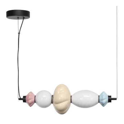 Светильник подвесной ST-Luce черный/синий, желтый, розовый, опаловый LED 1*18W 3000K FLORENTINI_2