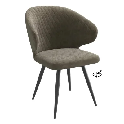 Стул ROB-R1 360, b05 LATTE LUX\черный фотография