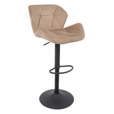 Кресло BERLIN, капучино велюр HCJ-11/черный фотография