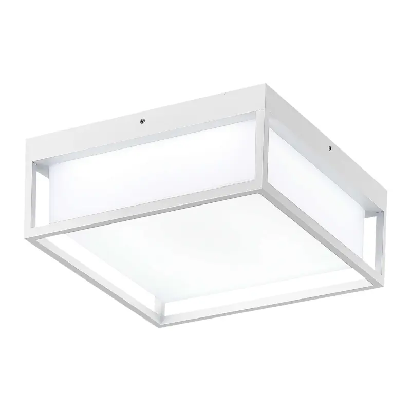 Светильник уличный потолочный ST-Luce белый/белый LED 1*20W 3000K/4000K/5000K CUBO фотография