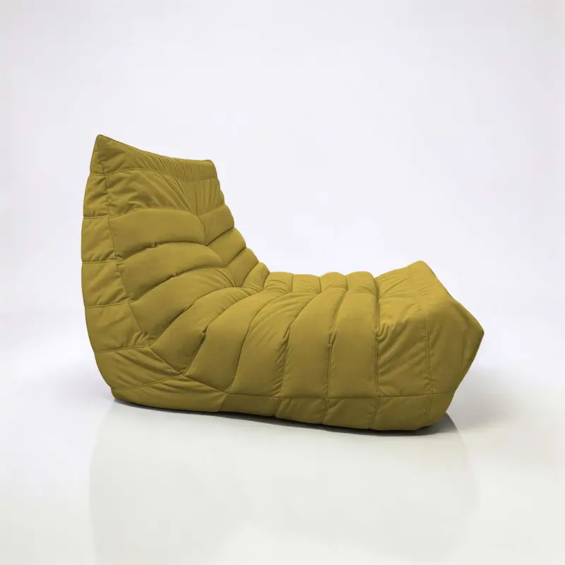 Бескаркасное кресло Француз SLIM BeanBag 70*35 / микровелюр, Мимоза_preview_3