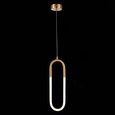 Подвес ST-Luce Латунь/Латунь, Белый LED 1*14W 3000K MOFISTO фотография