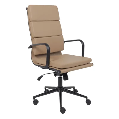 Кресло рабочее INDIGO, кофейный/черный фотография